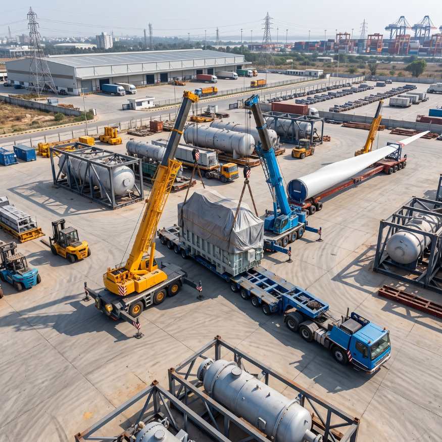 ODC Heavy Machinery Transportation